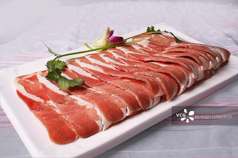 中餐美食-手切羊肉图片素材