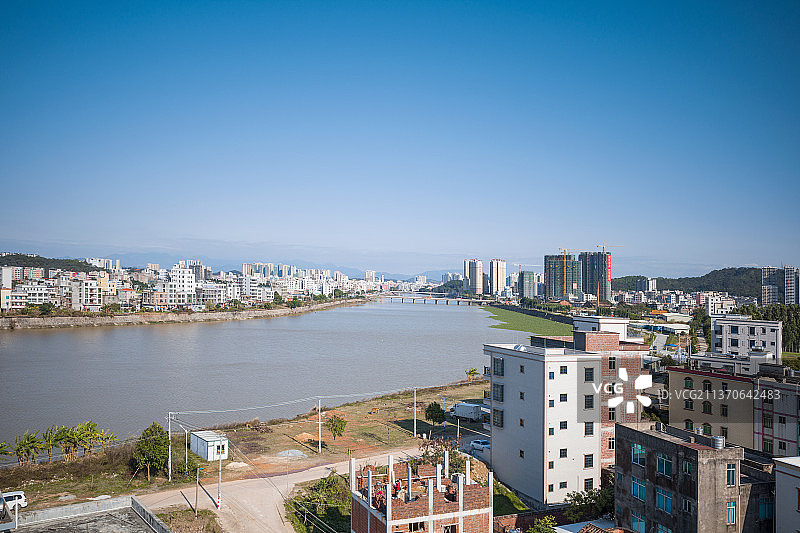 晴空万里图片素材