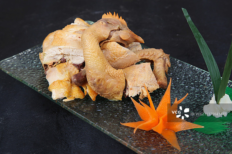 中餐美食-盐焗鸡图片素材