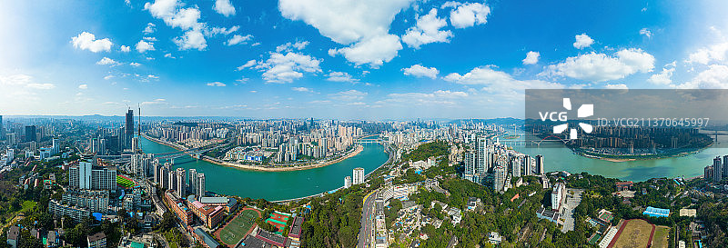 重庆嘉陵江风光全景图片素材