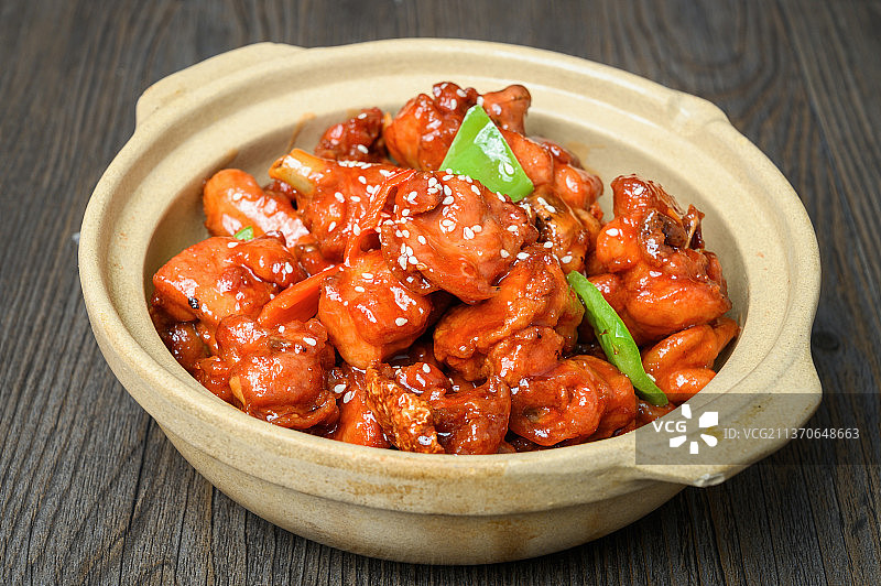 中餐美食-三杯鸡图片素材