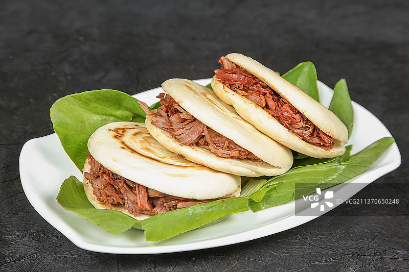 中餐美食-腊汁白吉膜图片素材