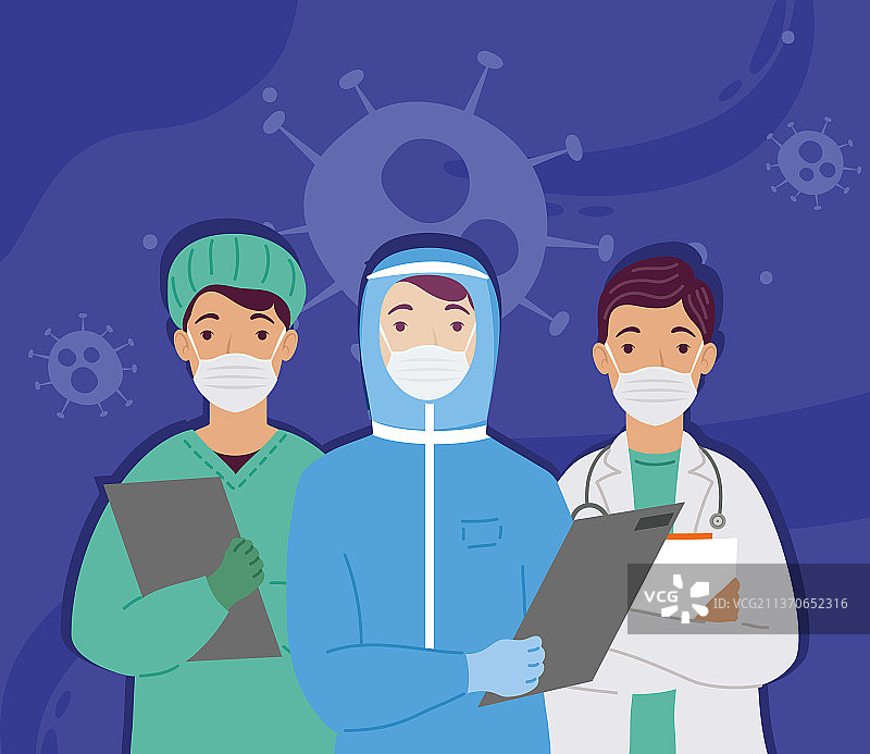 三位医生医疗人员图片素材