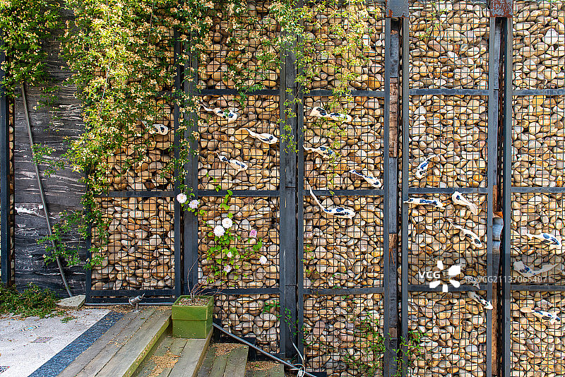 公园花墙图片素材