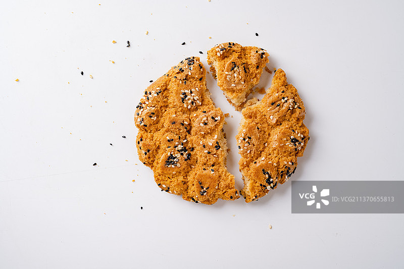 北京传统特色小吃年味糕点大桃酥图片素材