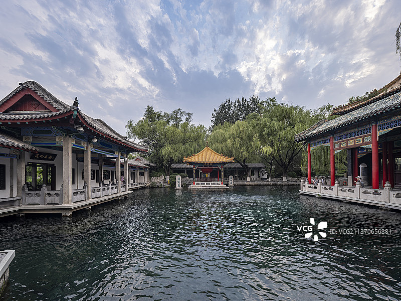 中国山东济南趵突泉公园图片素材