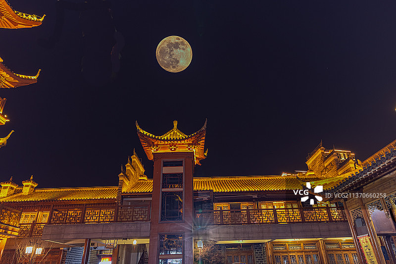 心中的明月图片素材