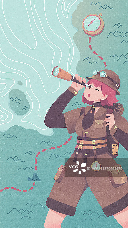 蒸汽朋克探险家图片素材