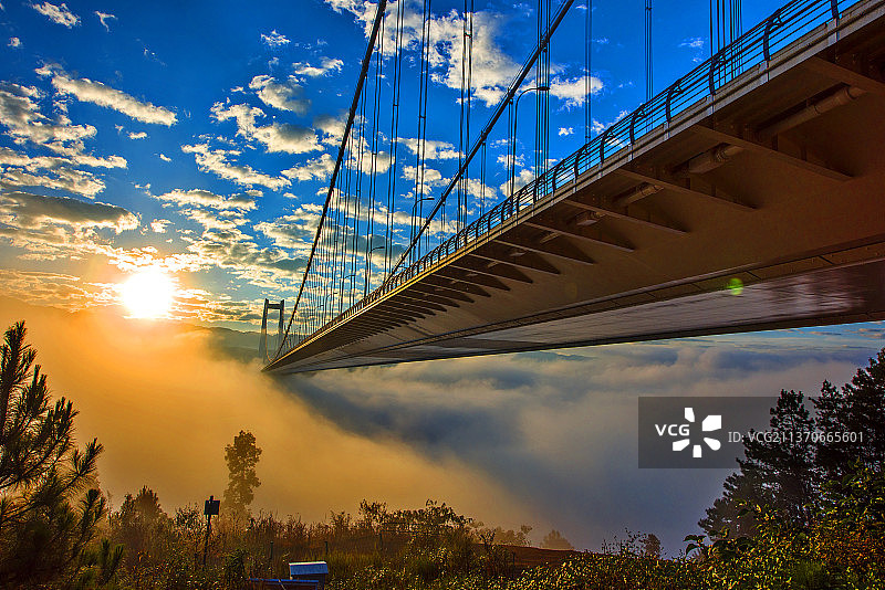 云南保山龙江大桥图片素材