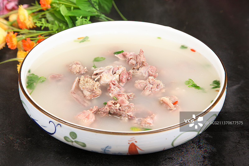 中餐美食-清炖羊肉图片素材