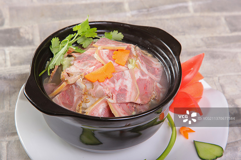 中餐美食-清炖羊肉图片素材