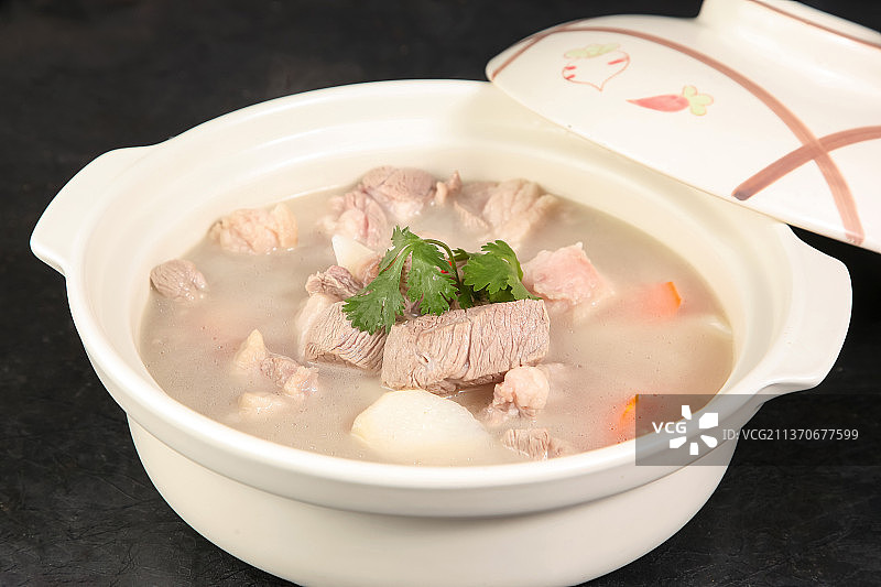 中餐美食-清炖羊肉图片素材