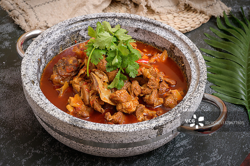 中餐美食-红焖羊肉图片素材