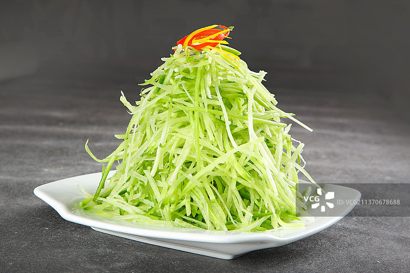 中餐美食-爽品萝卜丝图片素材