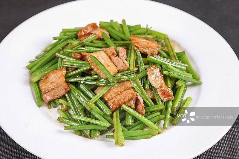 中餐美食-芹菜炒肉图片素材