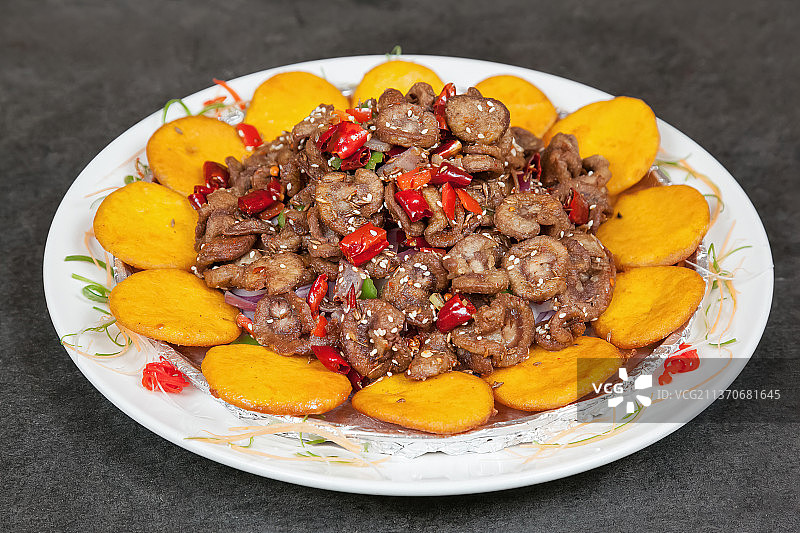 中餐美食-巧吃羊腰图片素材