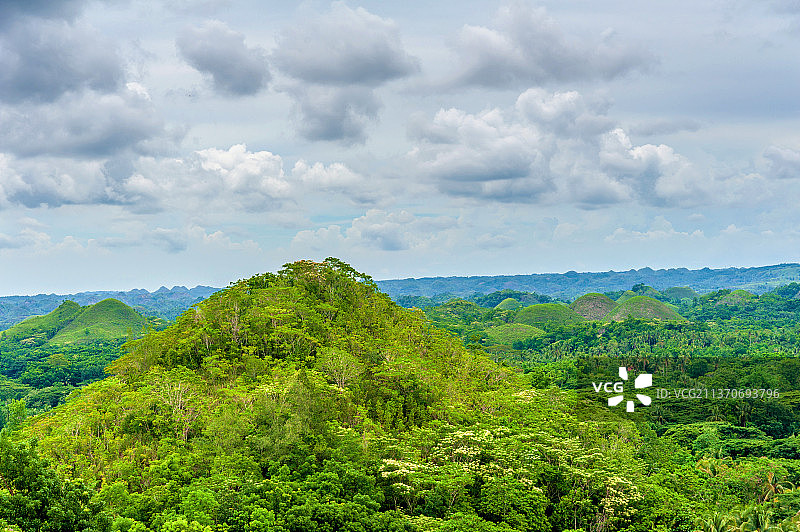 东南亚菲律宾薄荷岛巧克力山图片素材