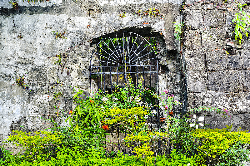 东南亚菲律宾马尼拉王城圣地亚哥城堡图片素材