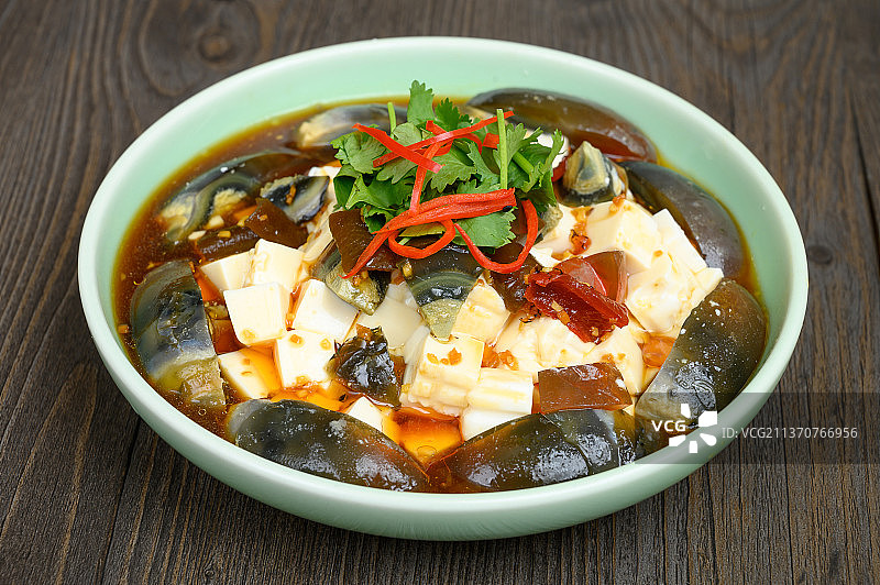 中餐美食-皮蛋豆腐图片素材