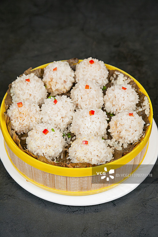 中餐美食-珍珠丸子图片素材