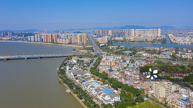 珠海市斗门区尖峰桥图片素材
