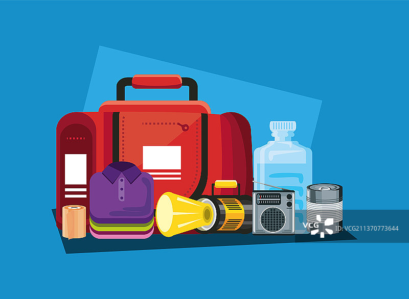 灾难应急包图片素材