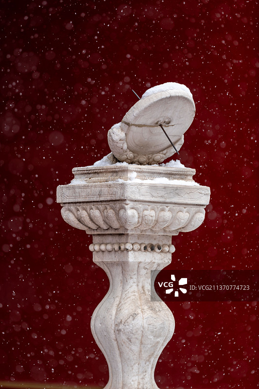 故宫雪景图片素材