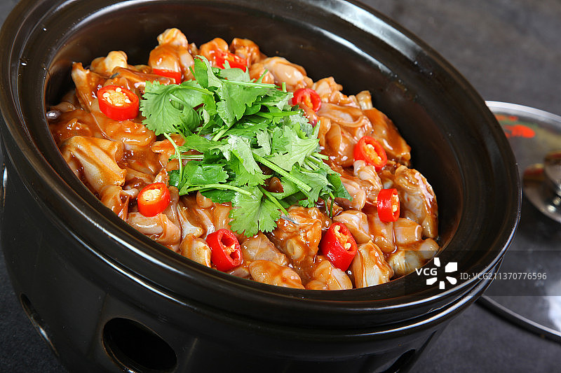 中餐美食-爆炒牛蛙图片素材