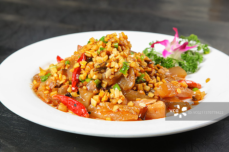 中餐美食-红烧蹄筋图片素材