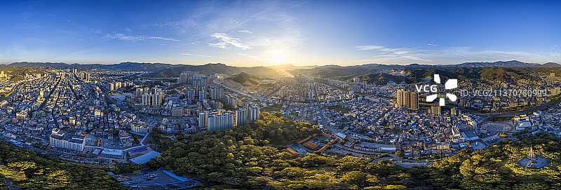 航拍河源紫金县图片素材