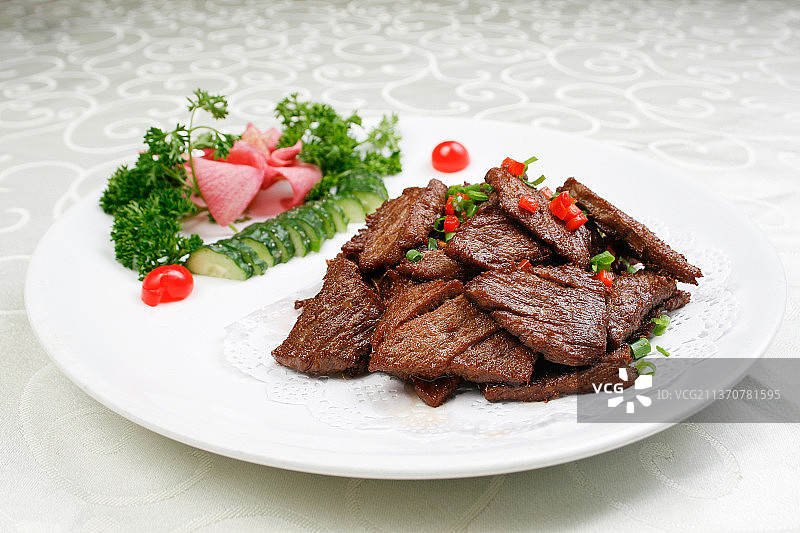 中餐美食-牛肉干图片素材
