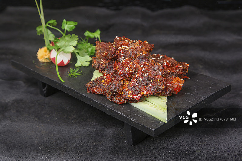 中餐美食-牛肉干图片素材