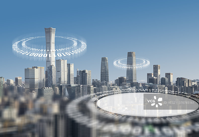 大数据科技城市图片素材
