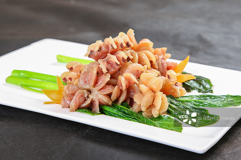 中餐美食-牛鞭花图片素材