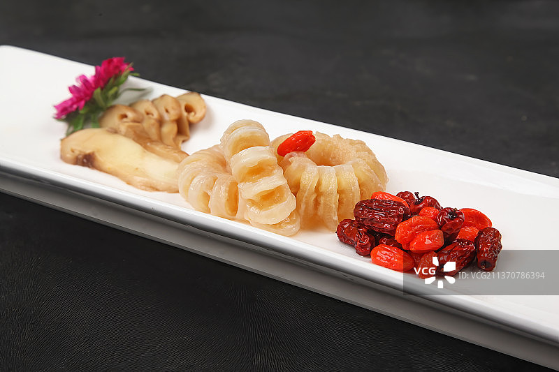 中餐美食-牛鞭花图片素材