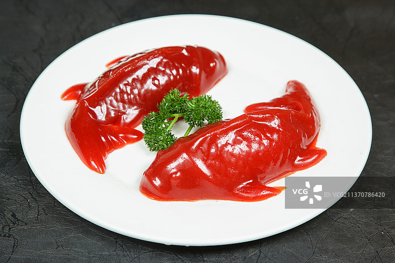 中餐美食-年年有鱼冻图片素材