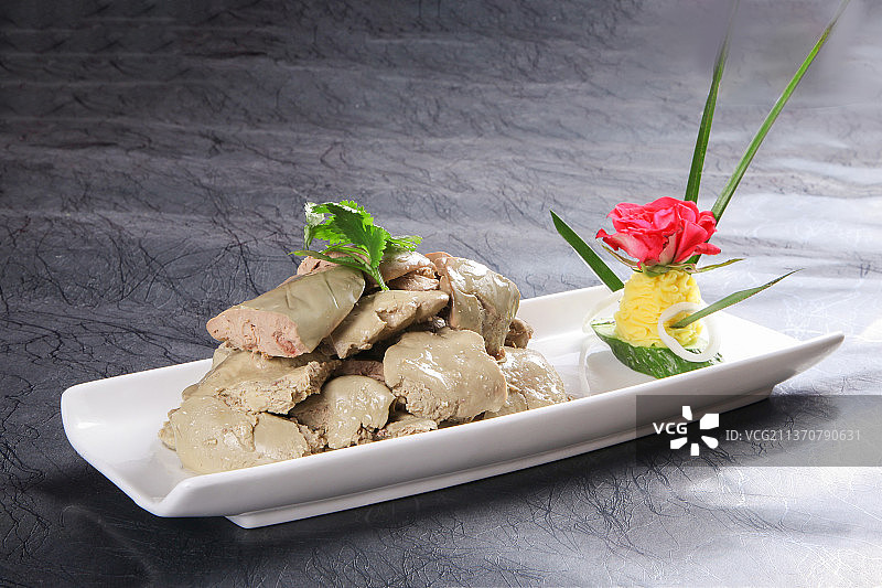 中餐美食-盐水鹅肝图片素材