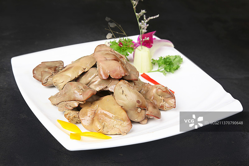 中餐美食-盐水鹅肝图片素材