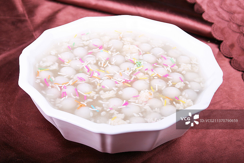 中餐美食-米酒汤圆图片素材