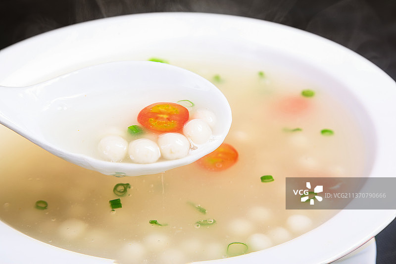 中餐美食-米酒汤圆图片素材