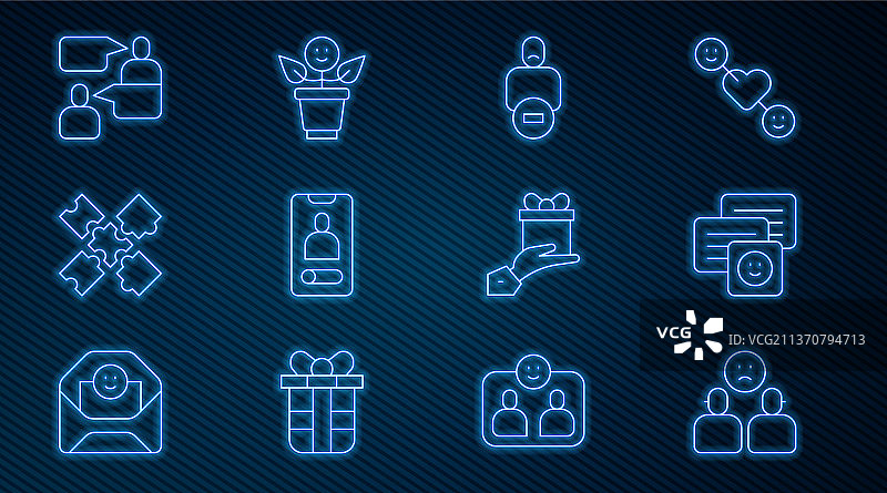 复杂关系聊天信息图片素材