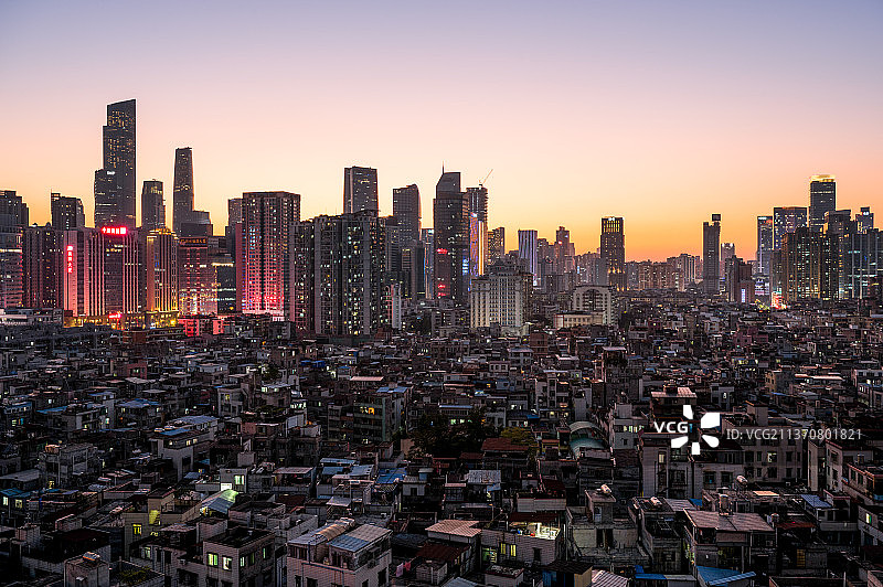 广州天河城市风光照片图片素材