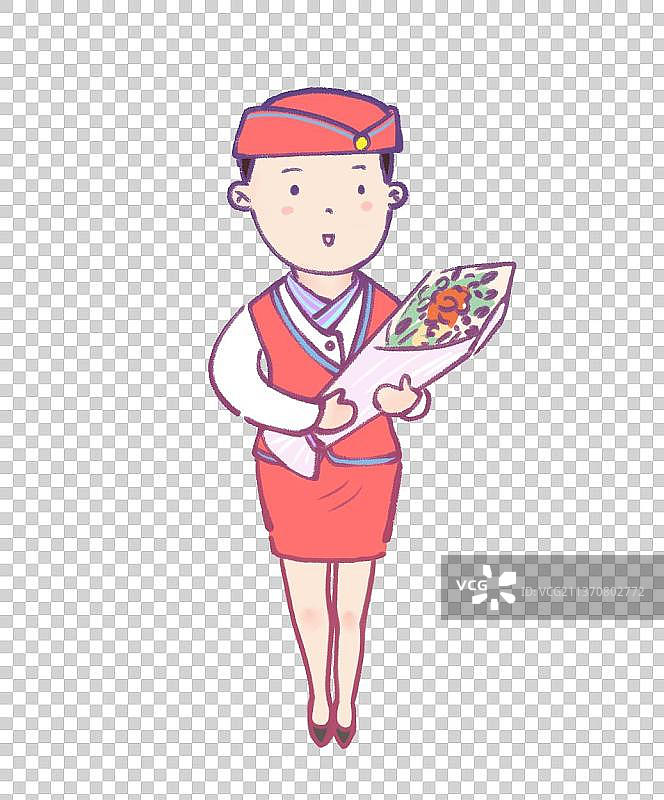 乘务员图片素材