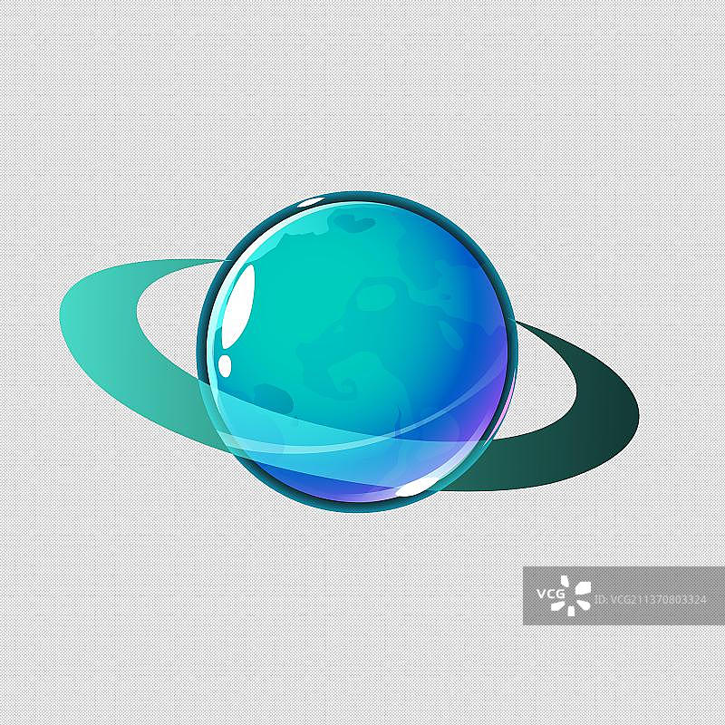 一颗蓝色星球图片素材