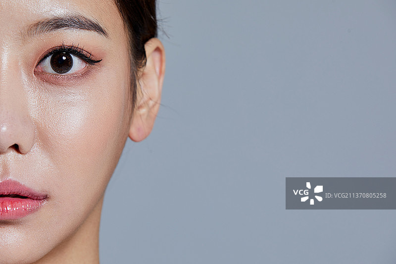 女人、面部、美丽、人类眼睛、人类皮肤图片素材