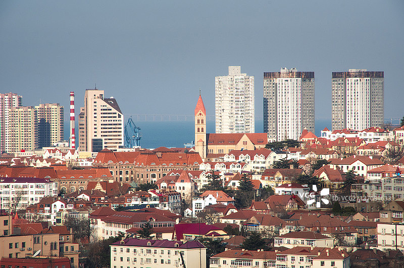 青岛教堂图片素材