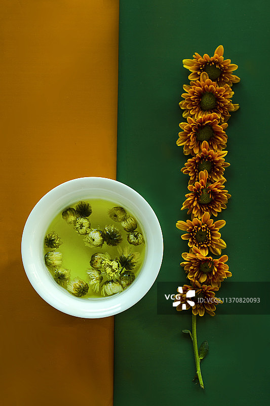 菊花茶（胎菊）图片素材
