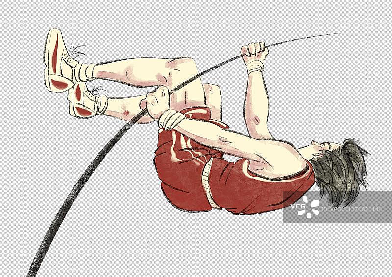 撑杆跳高图片素材