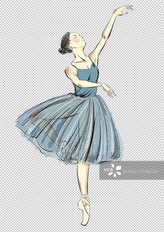 舞蹈女孩图片素材