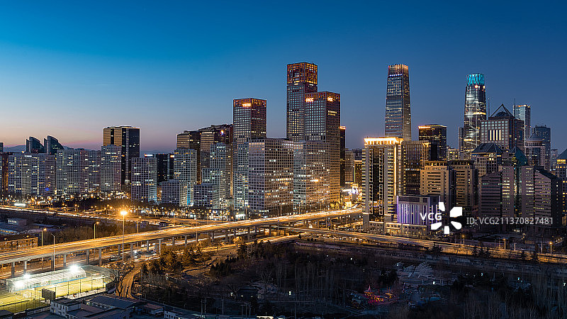 北京国贸城市风光图片素材
